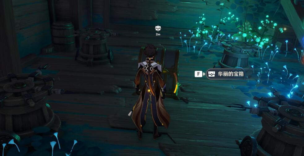 原神攻略：2.1 清籁岛 废船“清籁丸” 华丽宝箱 解密