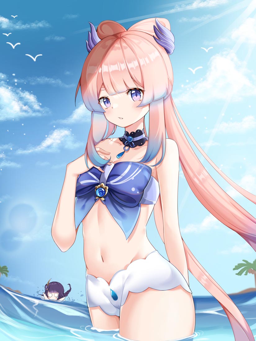 二次元游戏同人图#晚安原神【210914】