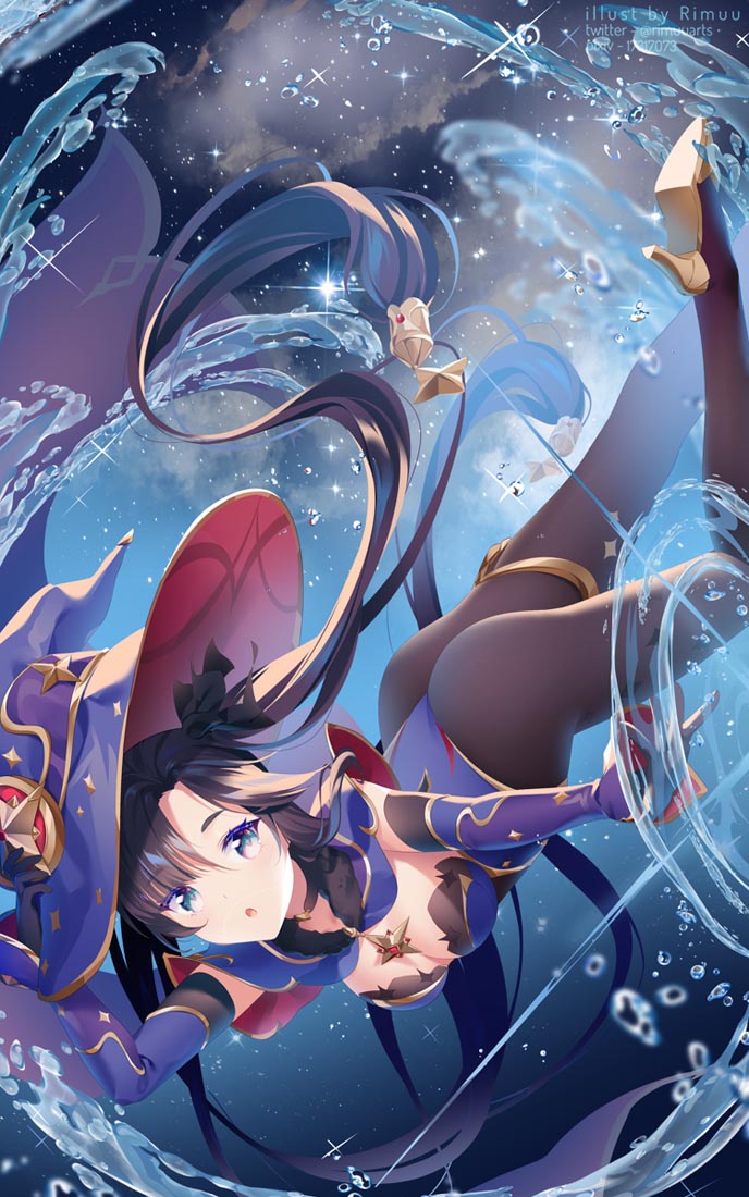 二次元游戏同人图#早安原神【210915】