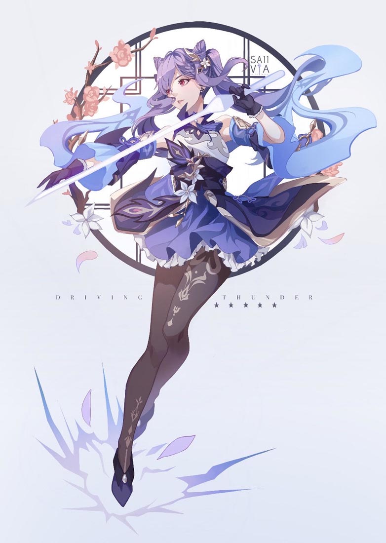 二次元游戏同人图#晚安原神【210915】