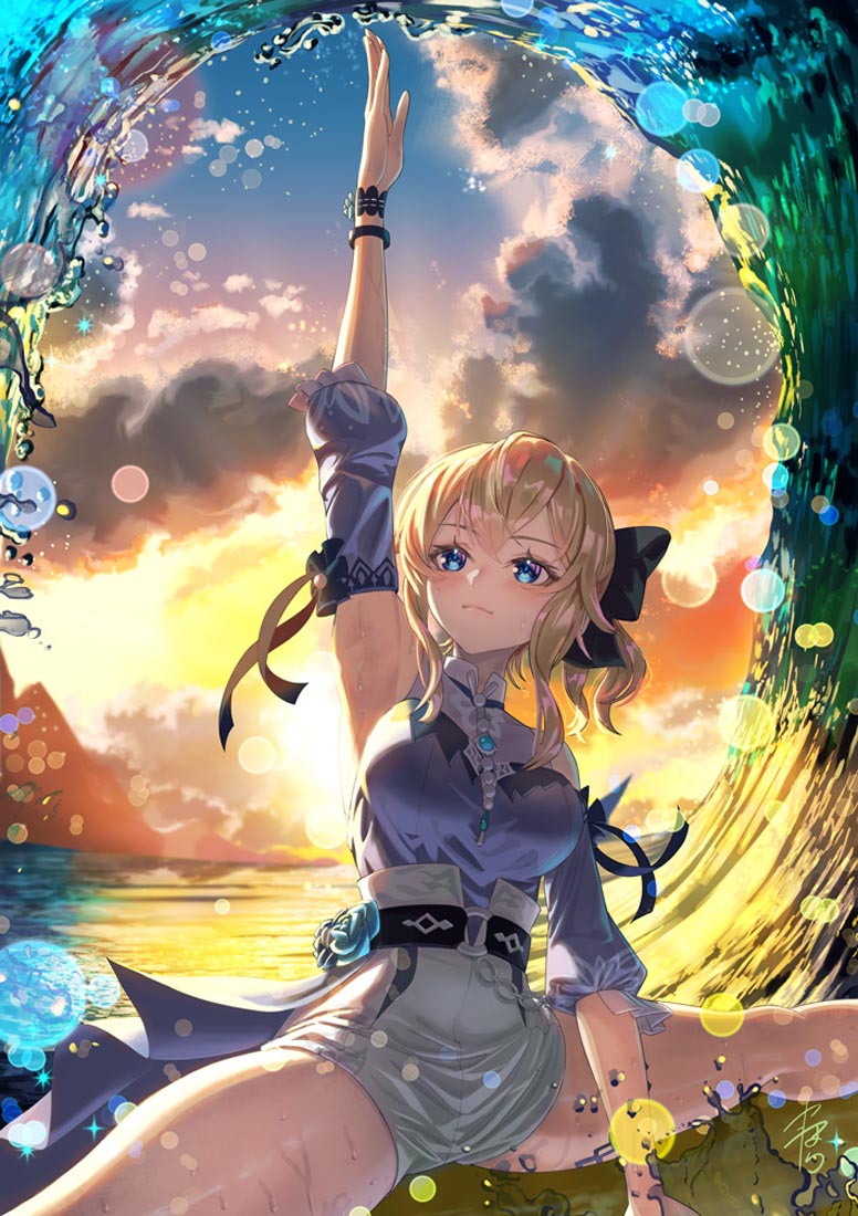 P站原神同人#雷电将军#早安原神【210916】