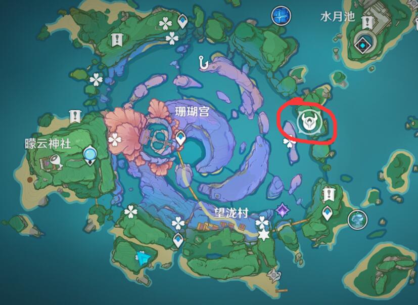 原神攻略：2.1 海祇岛 林藏的宝藏（隐藏成就：远海牧人的宝藏）