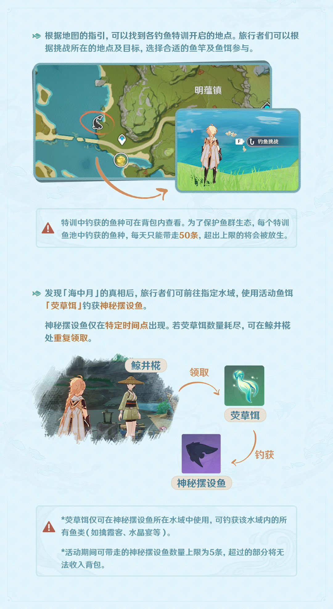 原神2.1：钓鱼活动【月中王国】玩法与奖励一览