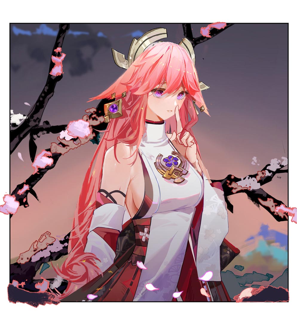 Pixiv原神同人#雷电将军#九条裟罗#早安原神【210917】