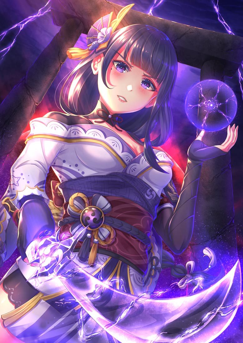 Pixiv原神同人#雷电将军#晚安原神【210918】