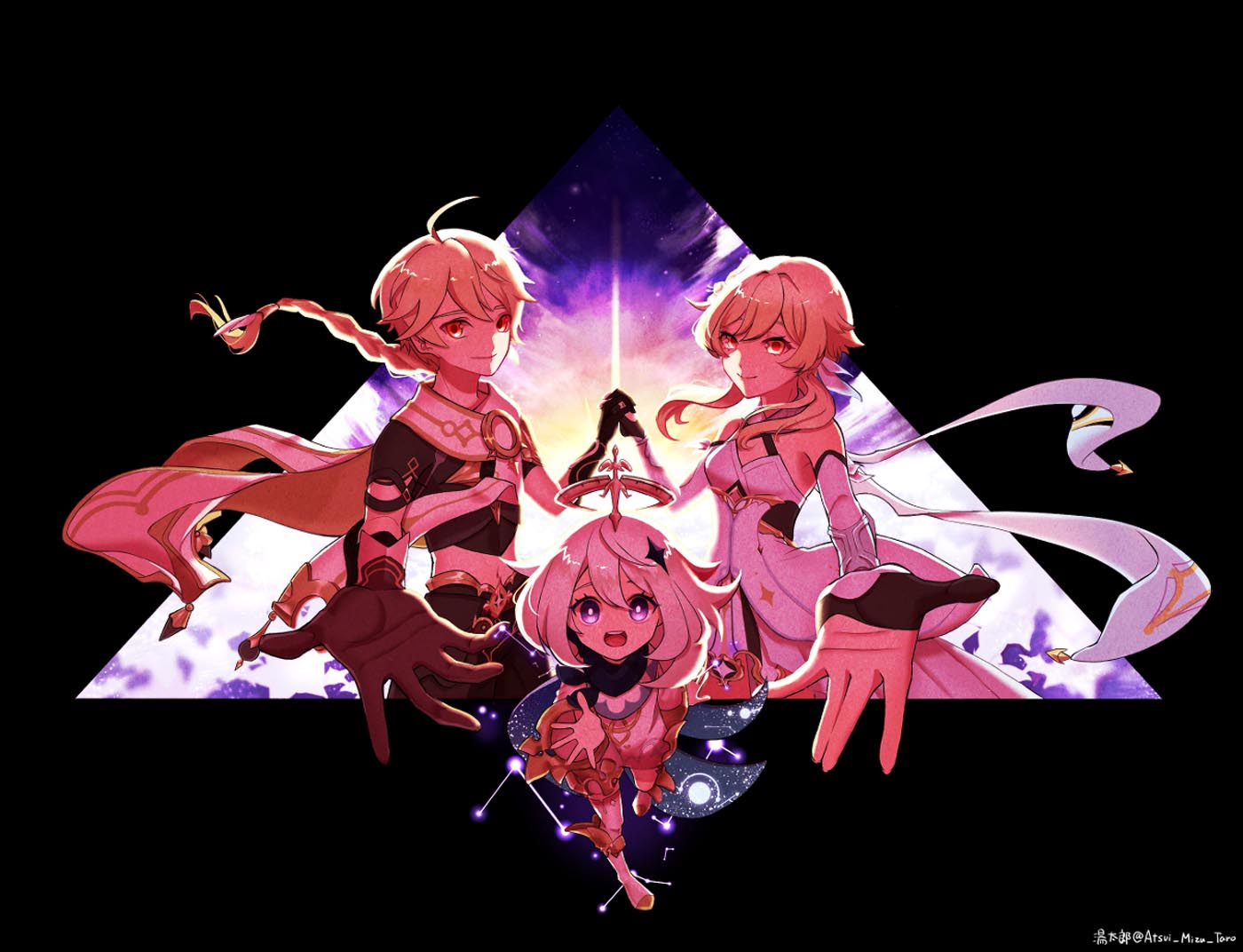 二次元美少女插画#午安原神【210919】