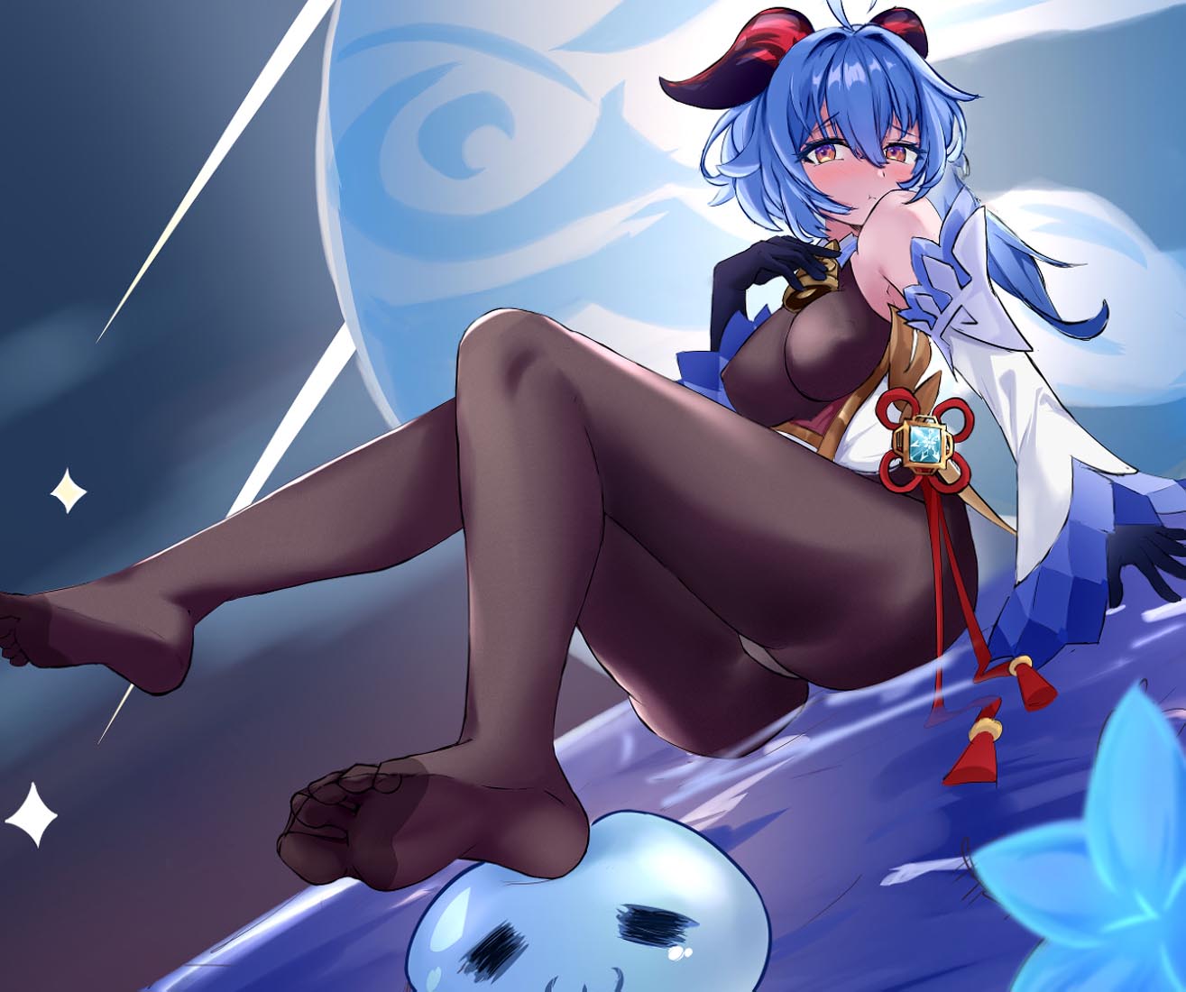 二次元美少女插画#午安原神【210919】