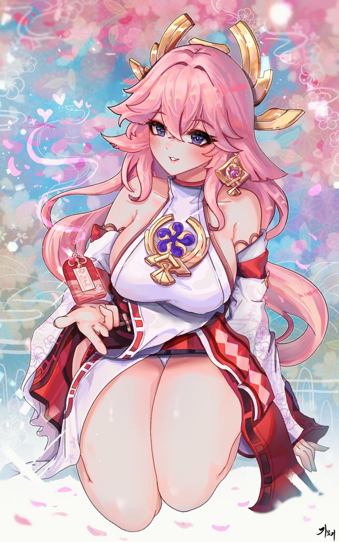 二次元美少女插画#晚安原神【210919】