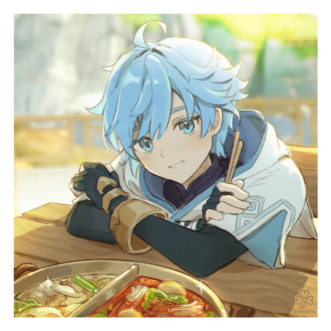 二次元美少女插画#晚安原神【210919】