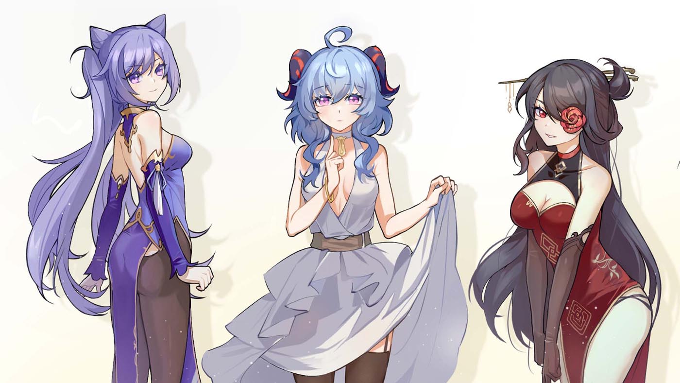 二次元美少女同人图#早安原神【210920】