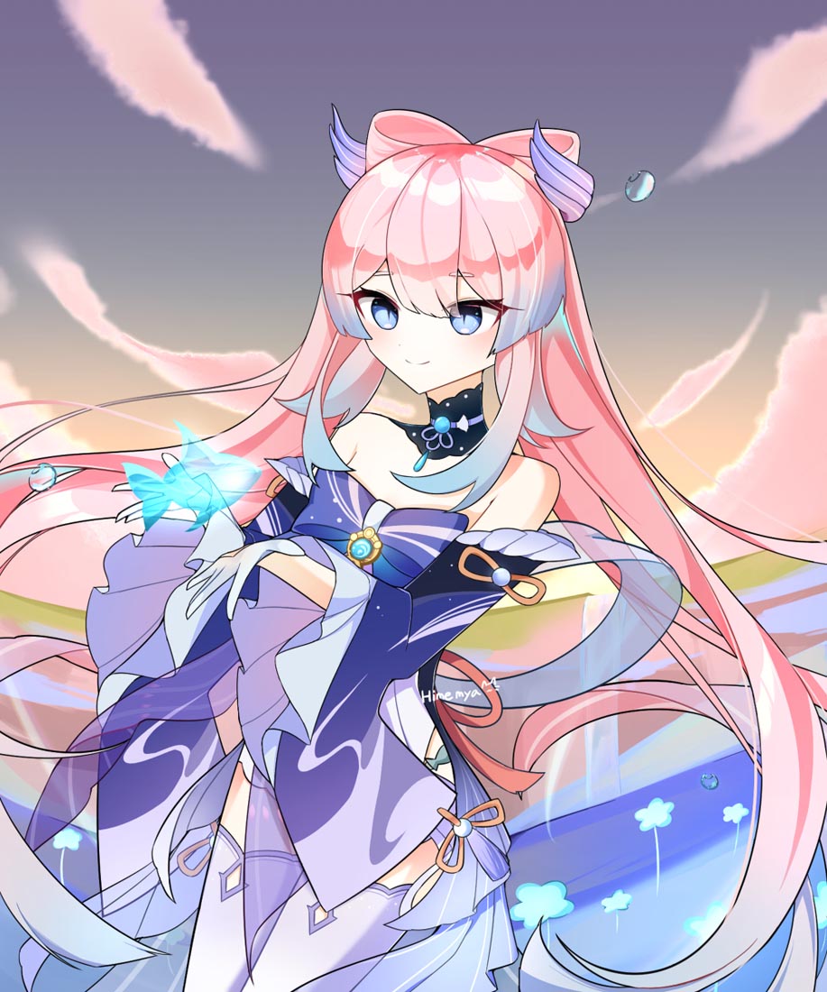 二次元美少女同人图#晚安原神【210920】