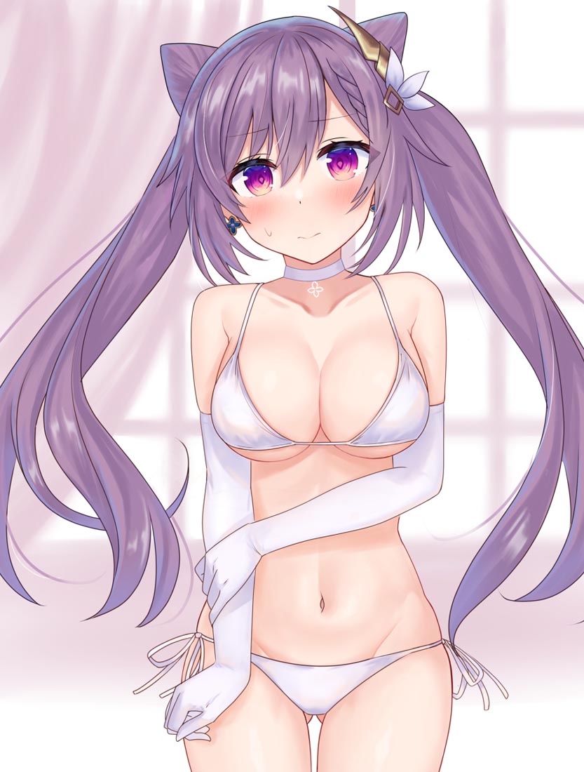 二次元美少女游戏插画#早安原神【210921】