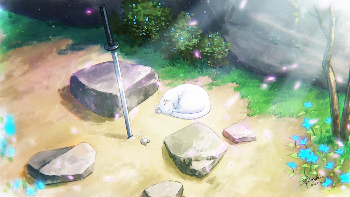 二次元美少女游戏插画#早安原神【210921】