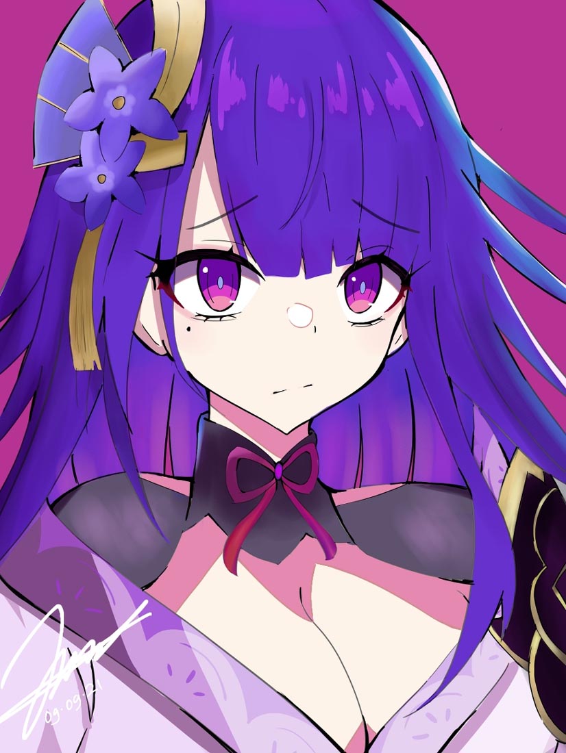 二次元美少女游戏插画#早安原神【210921】