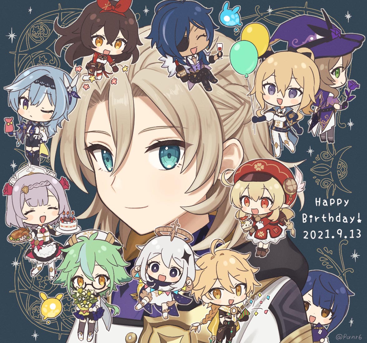 游戏同人图#午安原神【210925】