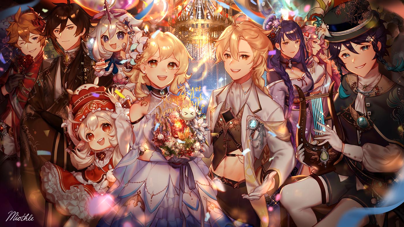 游戏同人图#早安原神【210926】