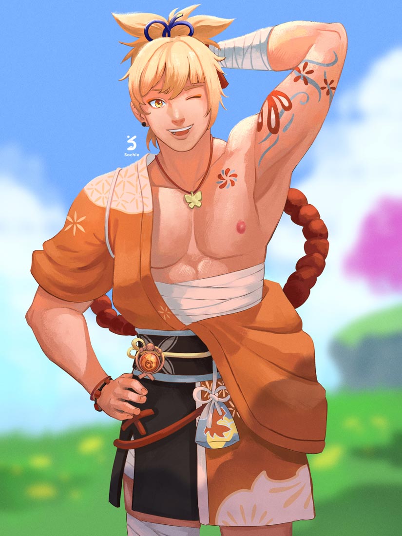 游戏同人图#晚安原神【210927】