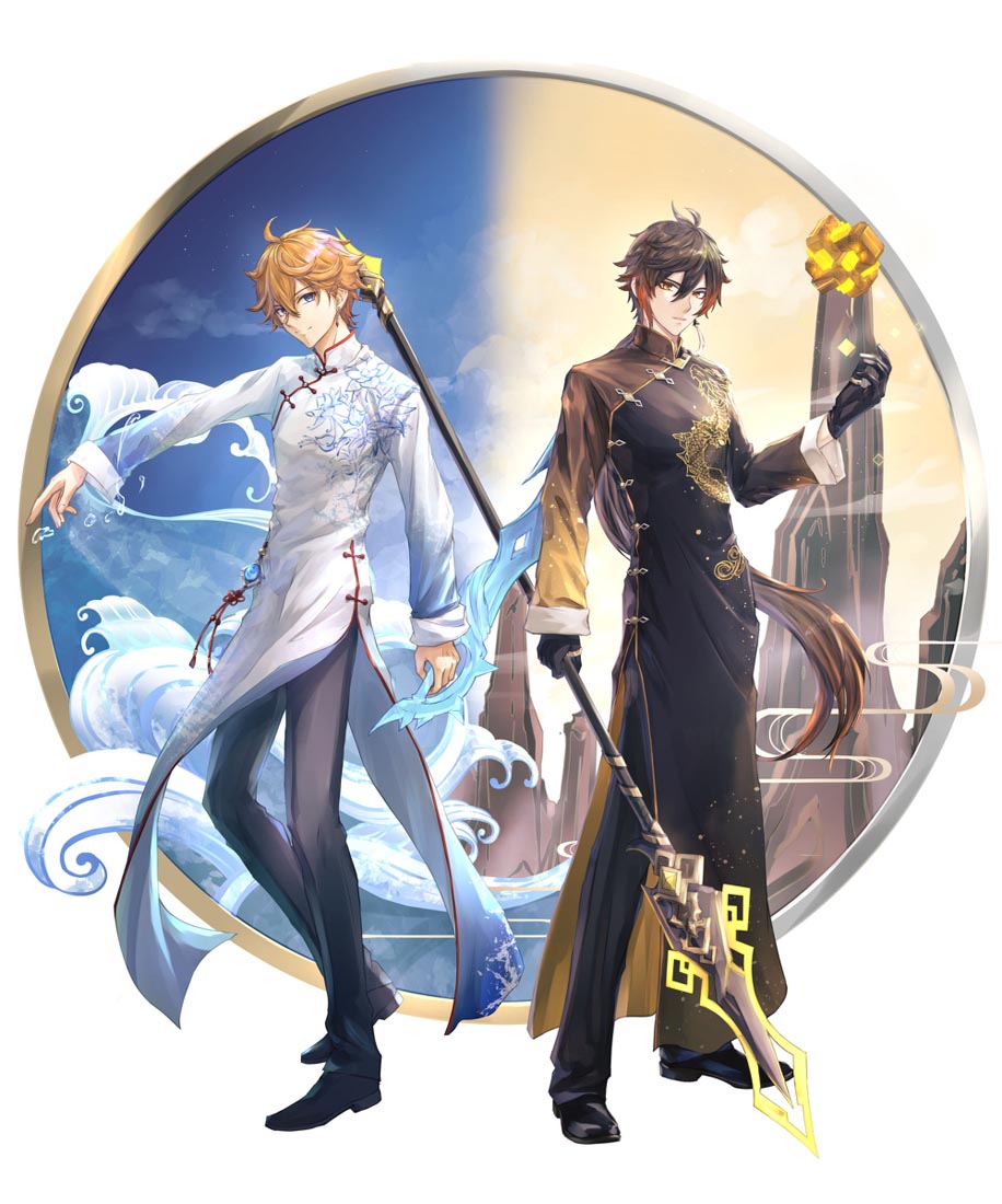 二次元同人图#午安原神【210928】