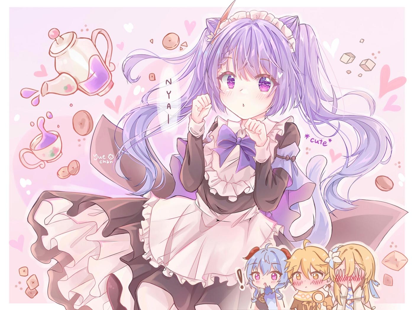 二次元同人图#午安原神【210928】