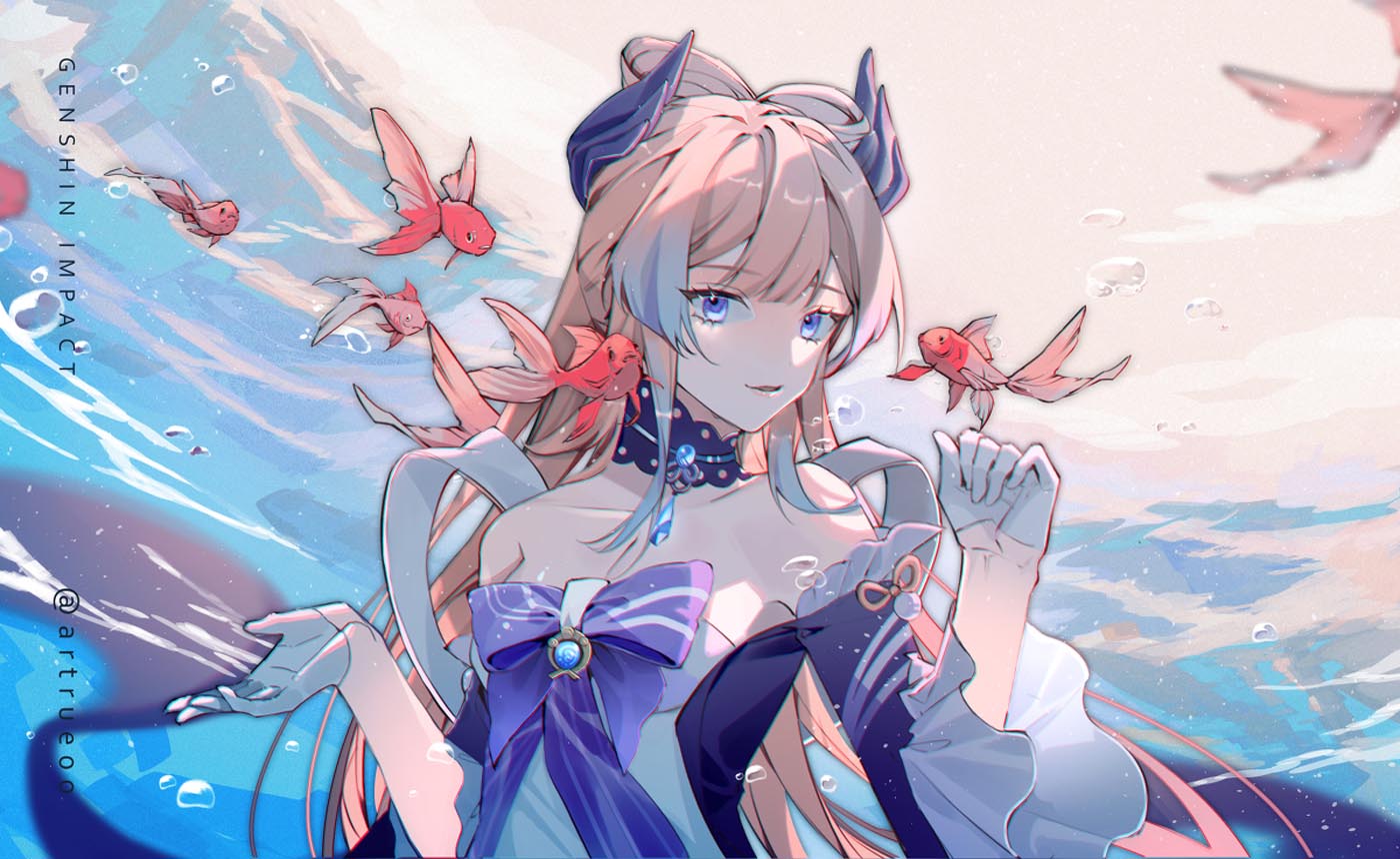 二次元同人图#晚安原神【210929】