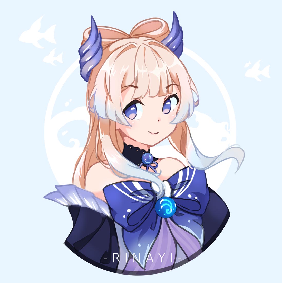 二次元同人插画#午安原神【210930】