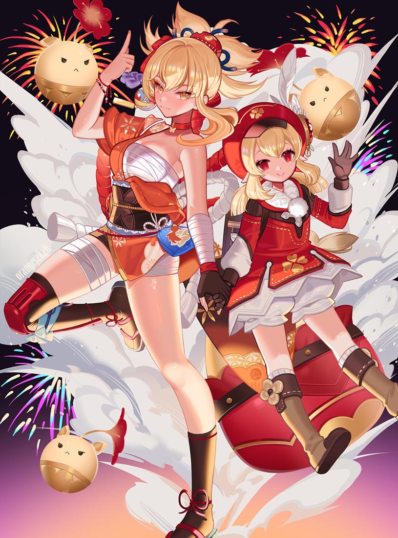 二次元同人插画#午安原神【210930】