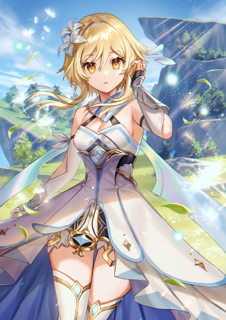 二次元同人插画#晚安原神【211001】