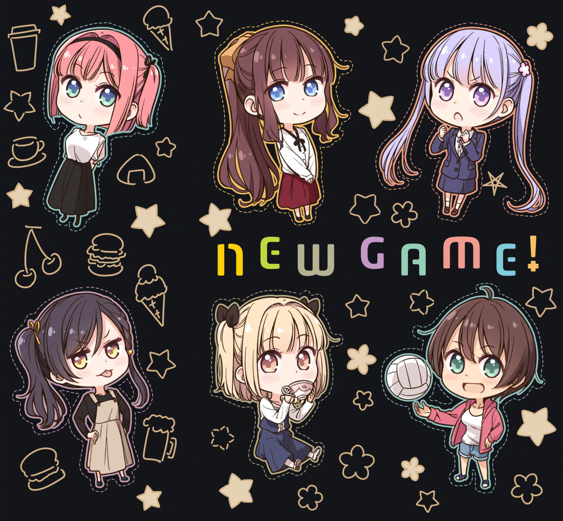 画集：「NEW GAME!」第13卷画集特典插画【得能正太郎】