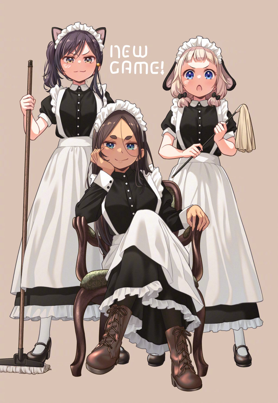 画集：「NEW GAME!」第13卷画集特典插画【得能正太郎】