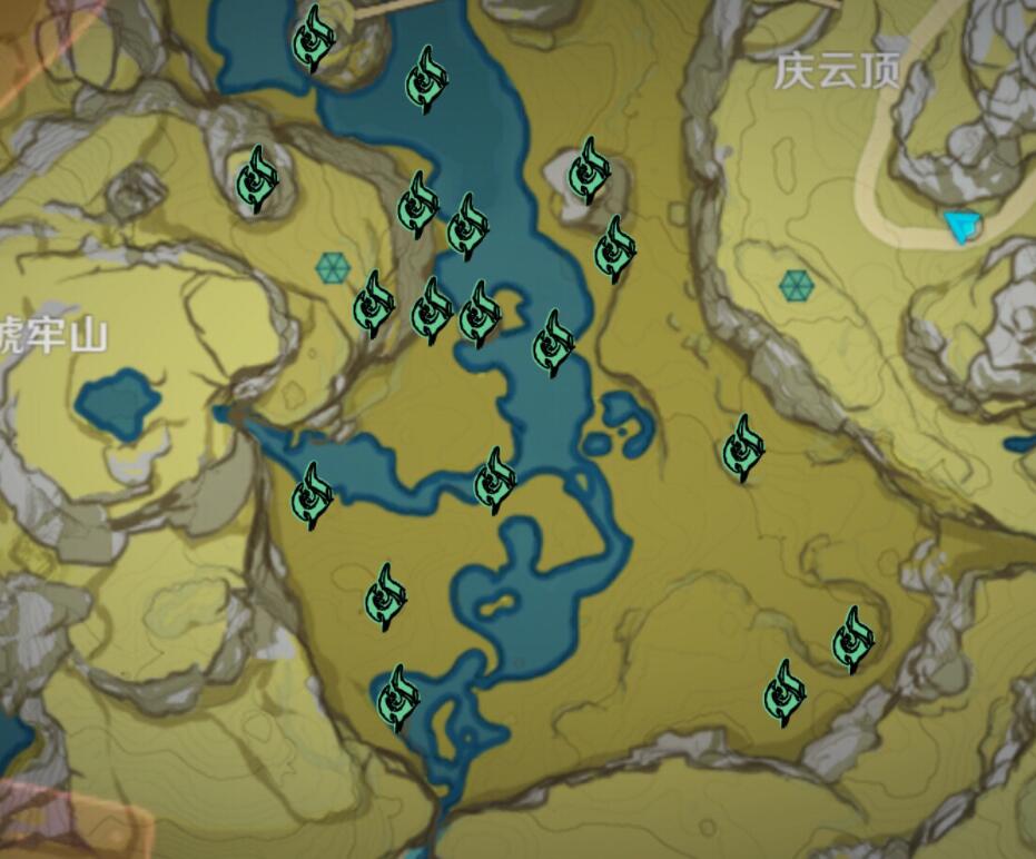 原神攻略：逐月符&宝箱100%全收集【获取咸鱼大剑】