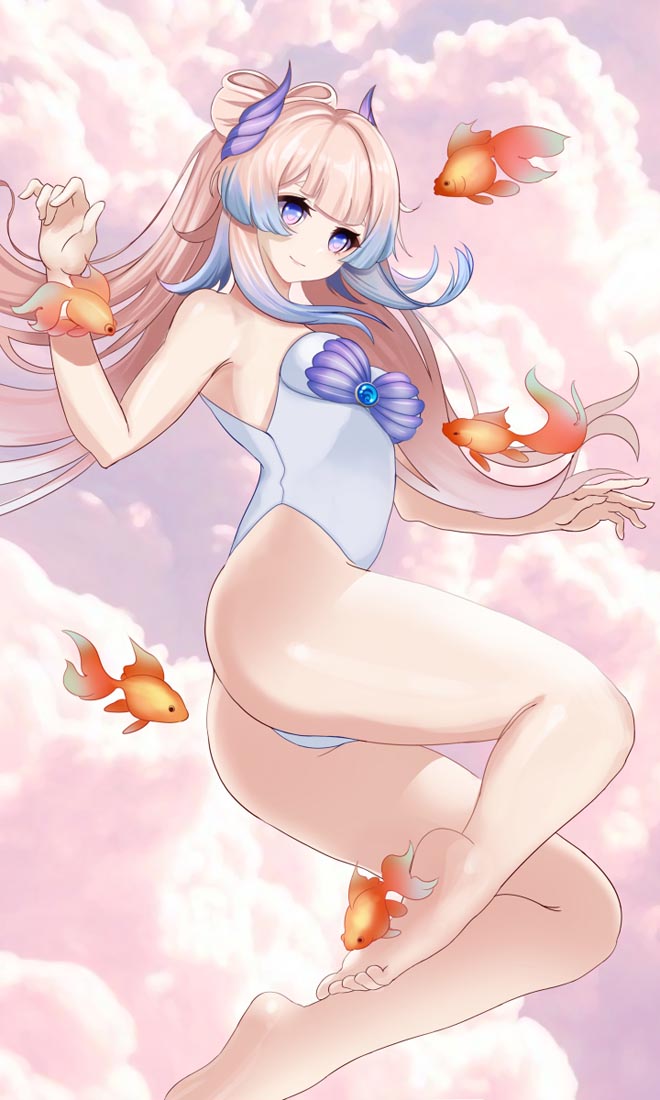 同人图#晚安原神【211004】