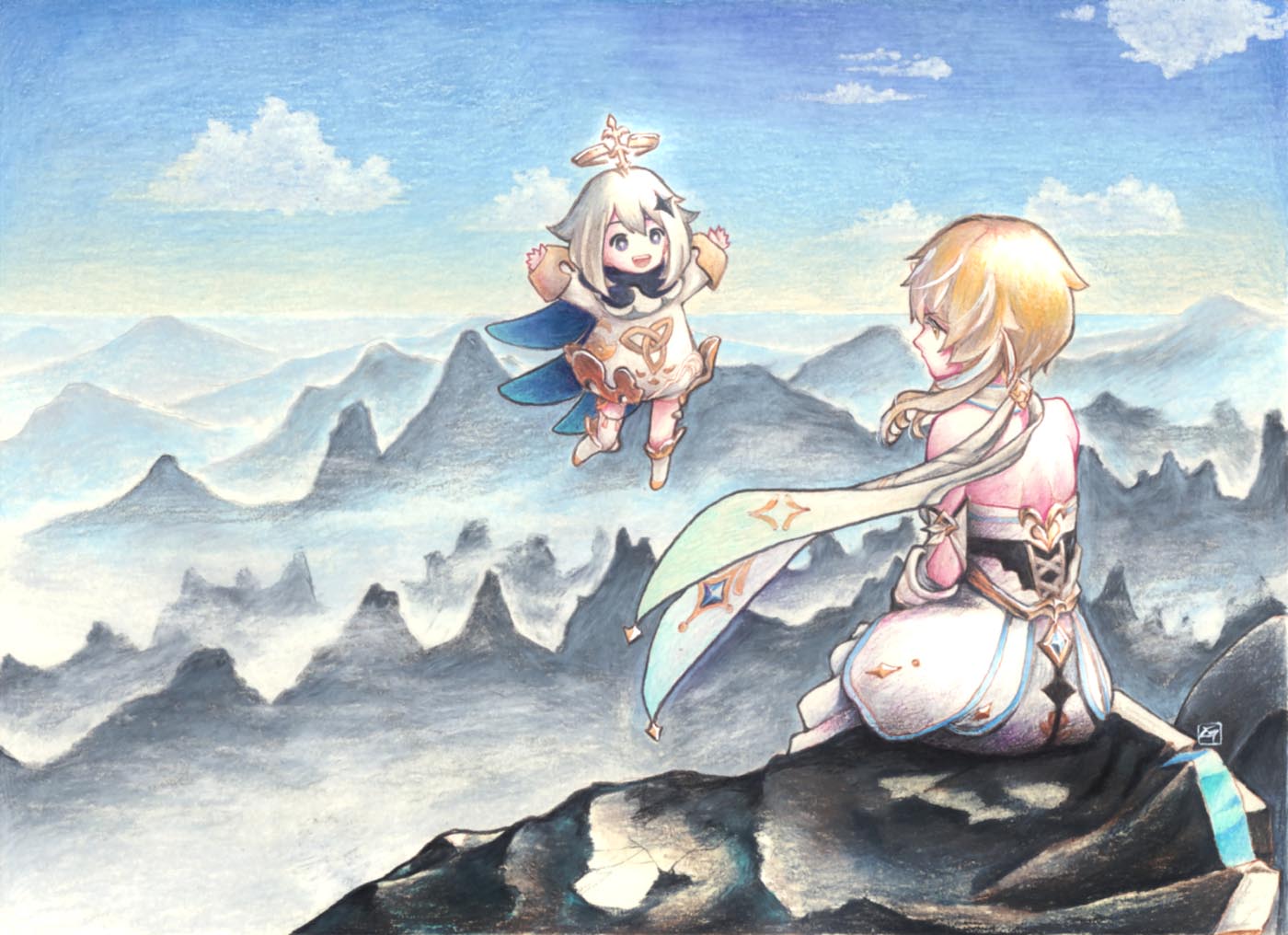 同人图#晚安原神【211005】