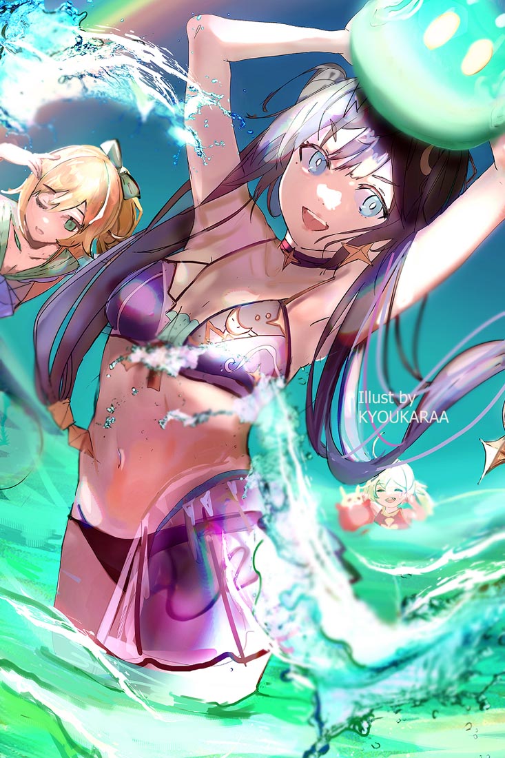 同人图#午安原神【211007】