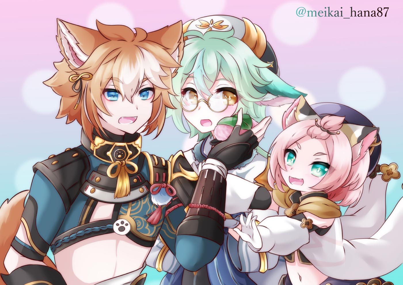 美少女同人插画#午安原神【211008】