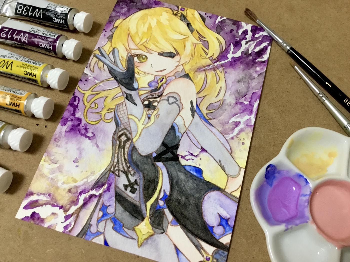 美少女同人插画#午安原神【211008】