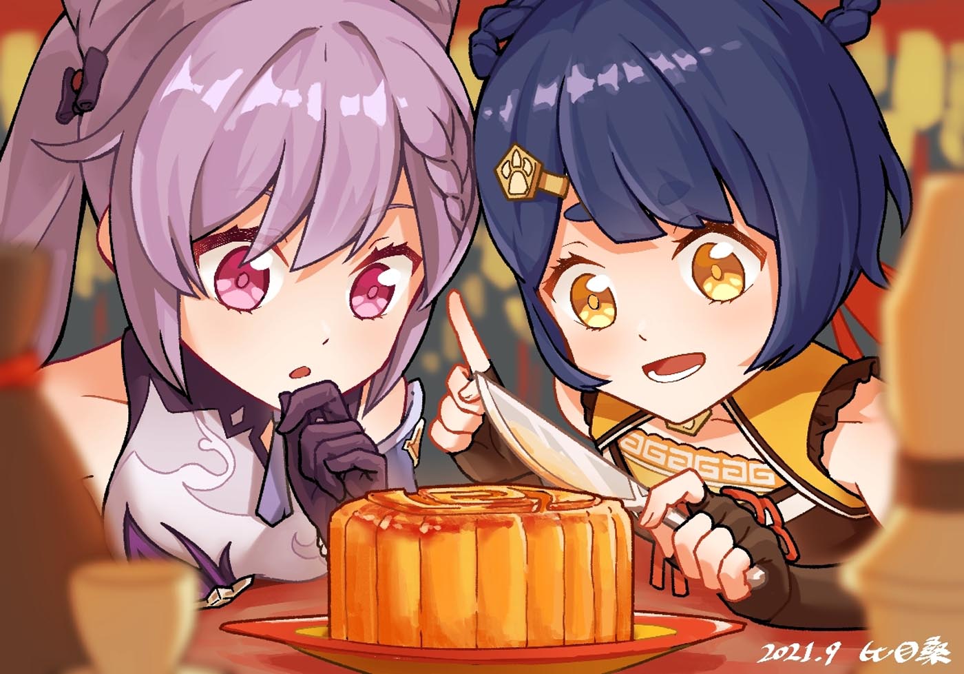 美少女同人插画#午安原神【211008】