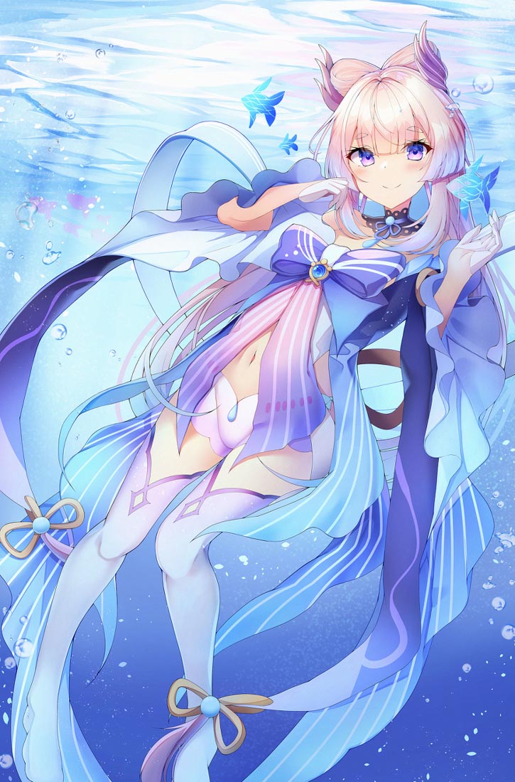 美少女同人插画#晚安原神【211008】