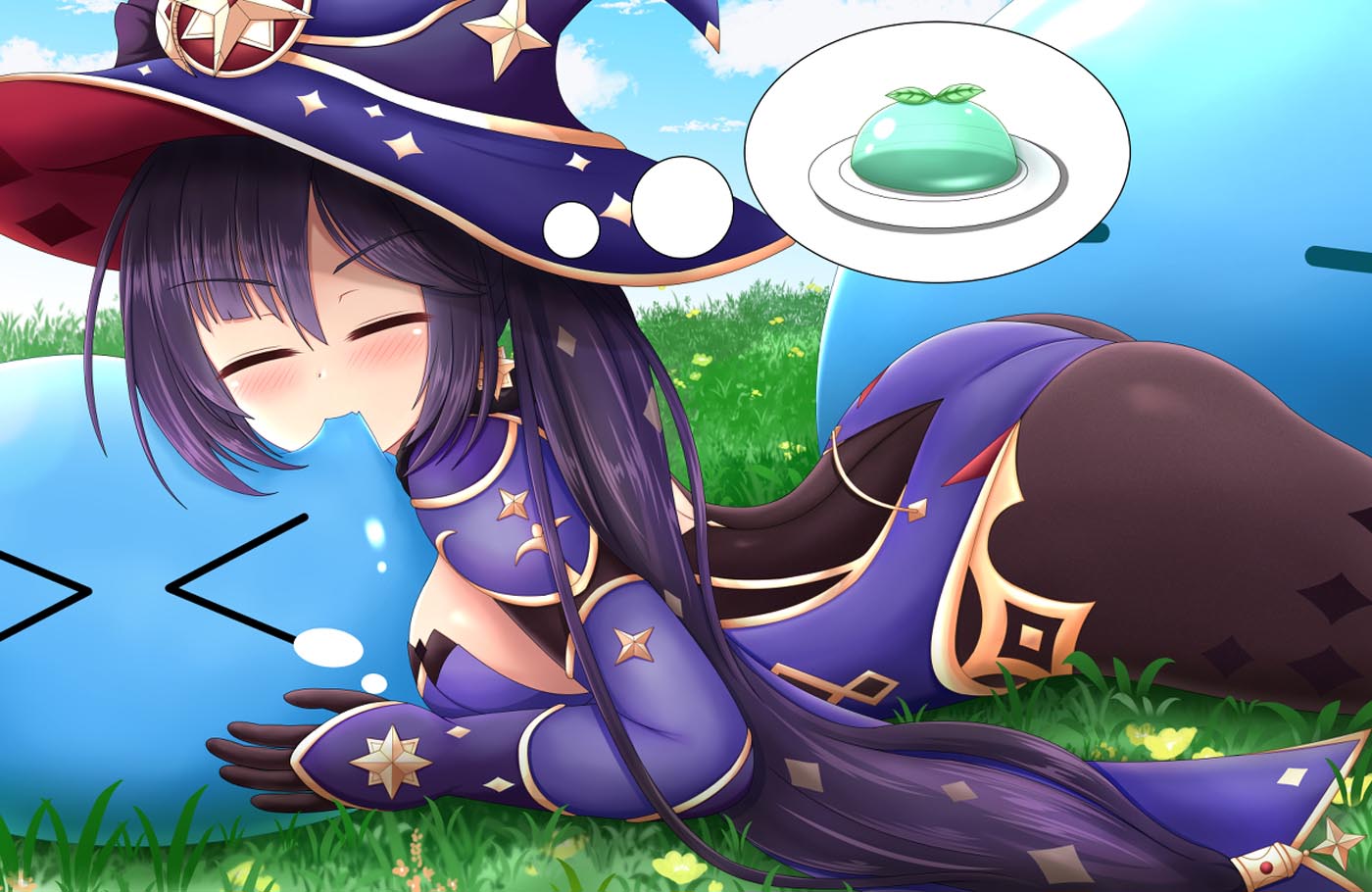 美少女同人插画#晚安原神【211008】