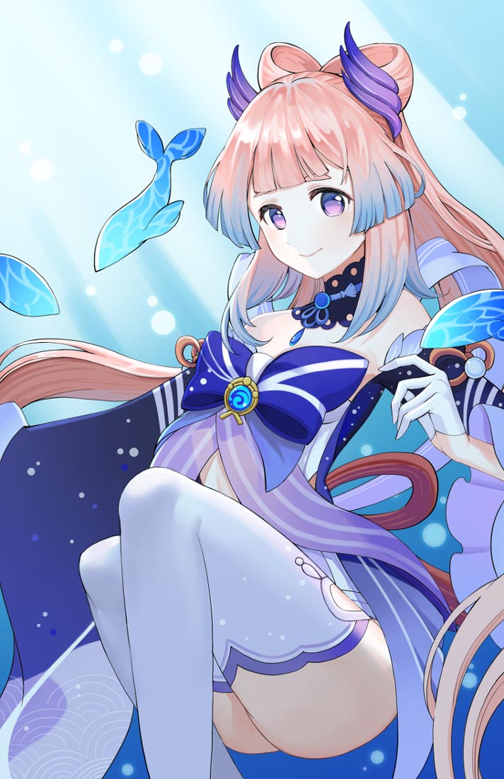 美少女同人插画#晚安原神【211008】