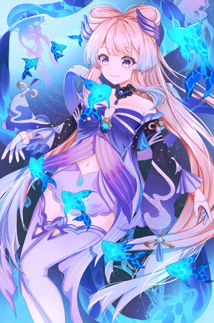 美少女同人插画#午安原神【211009】