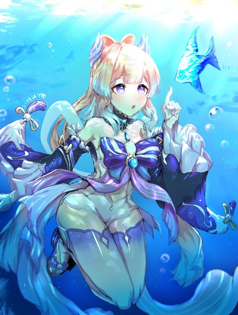 美少女同人插画#晚安原神【211009】