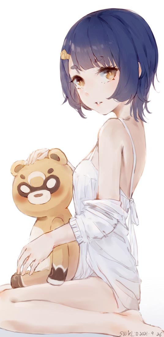 美少女同人插画#晚安原神【211009】