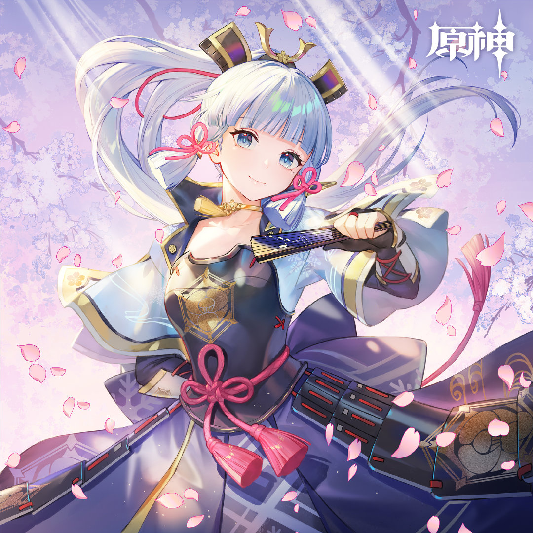 原神：“神里绫华” 生日快乐 官方贺图