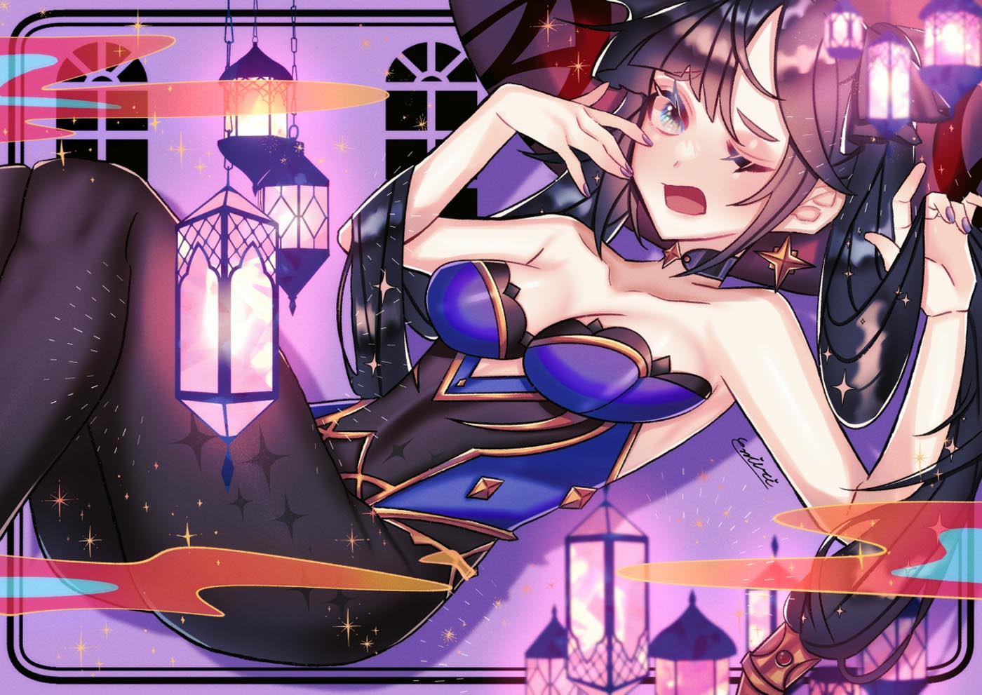 二次元美少女同人图#早安原神【211010】