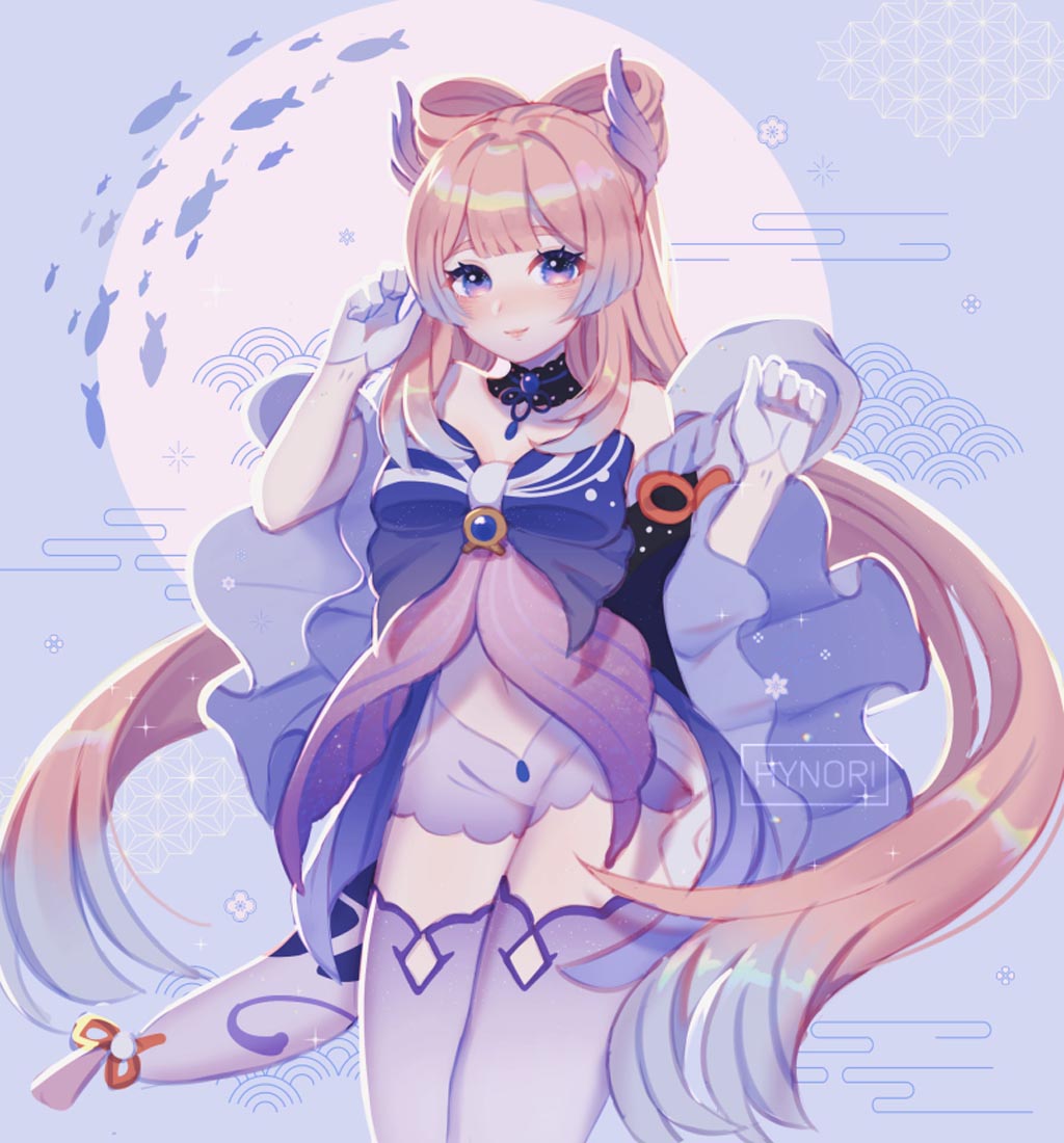 二次元美少女同人图#早安原神【211010】