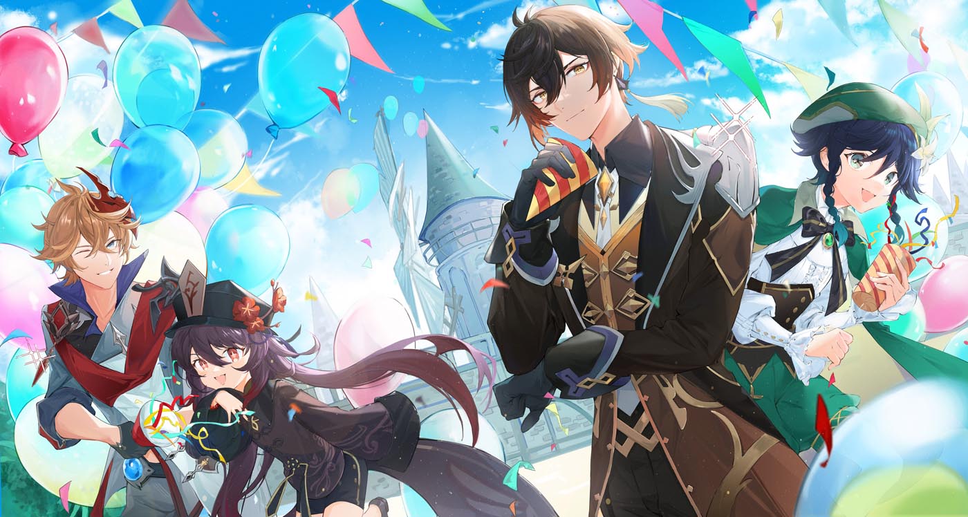 二次元美少女同人图#晚安原神【211010】