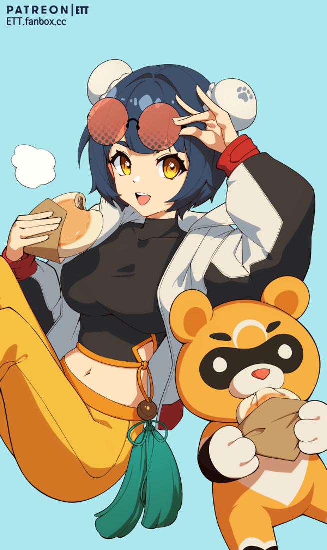 二次元美少女同人图#晚安原神【211010】