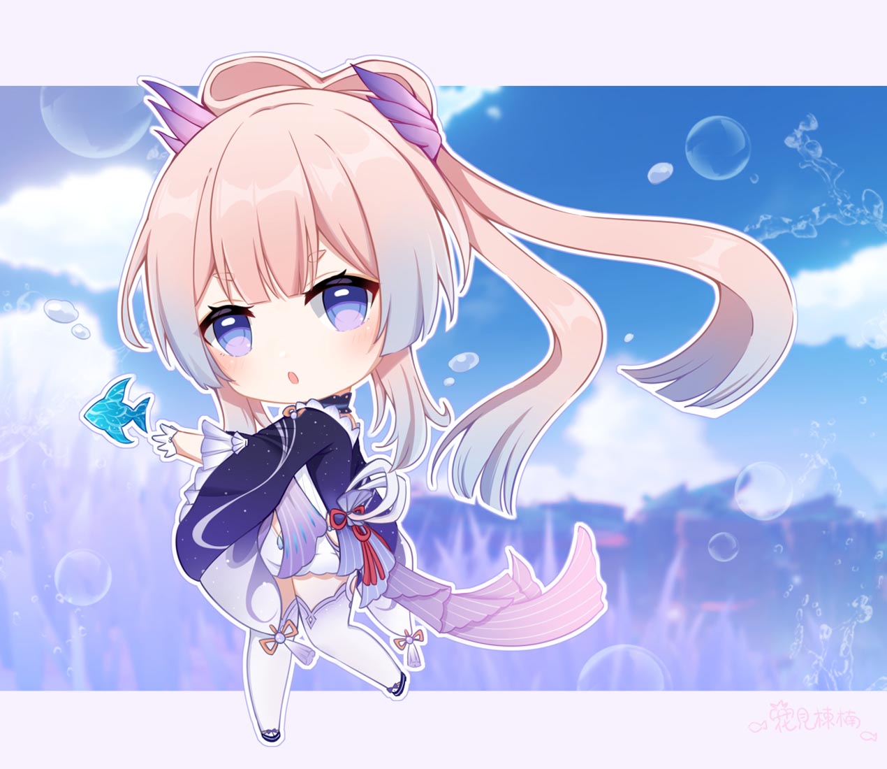 二次元美少女同人图#早安原神【211011】