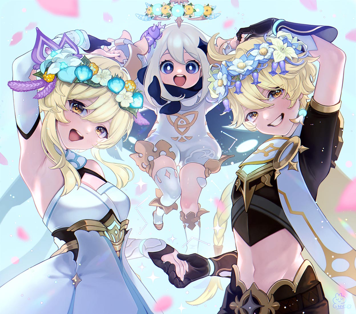 二次元美少女同人图#早安原神【211011】