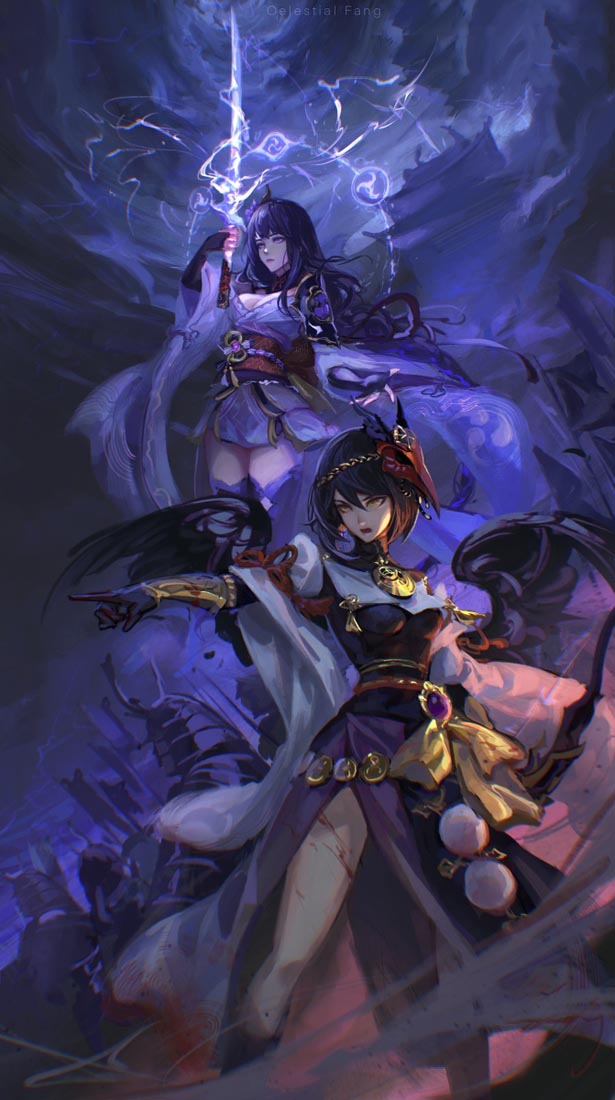 二次元美少女同人图#午安原神【211011】